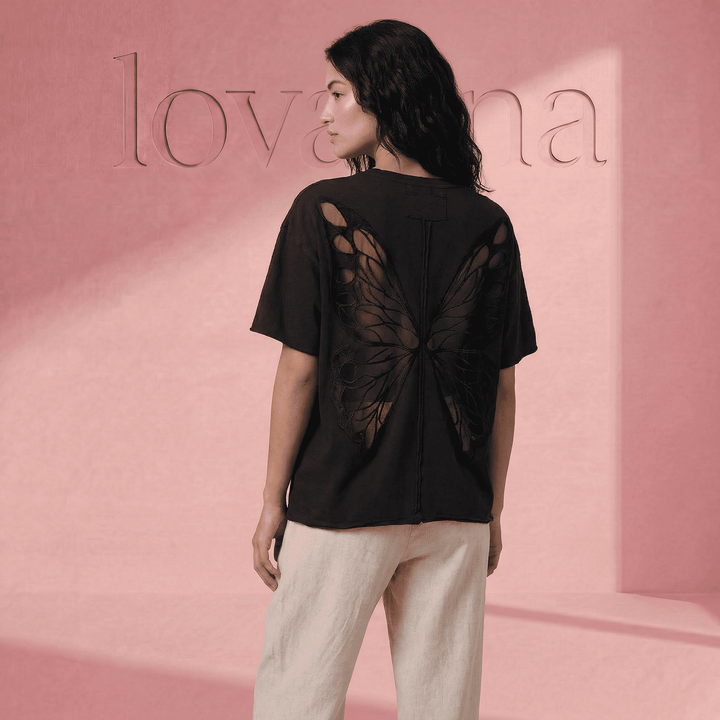 Profitez de 50 % de réduction sur le top papillon Lovaana 💕