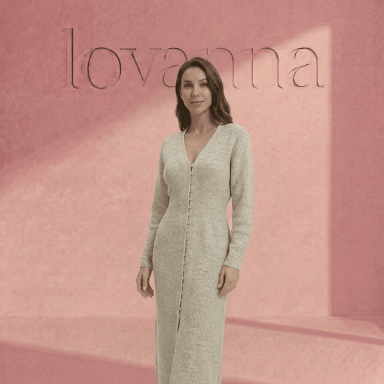 Get 50% Off On The Lovaana Knitted Cardigan Dress 💕
