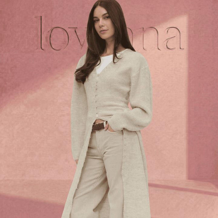 Get 50% Off On The Lovaana Knitted Cardigan Dress 💕