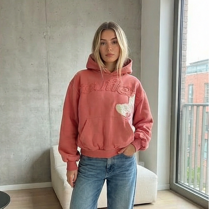 Get 70% Off Only Today - Scuffers Coral Hoodie 💕