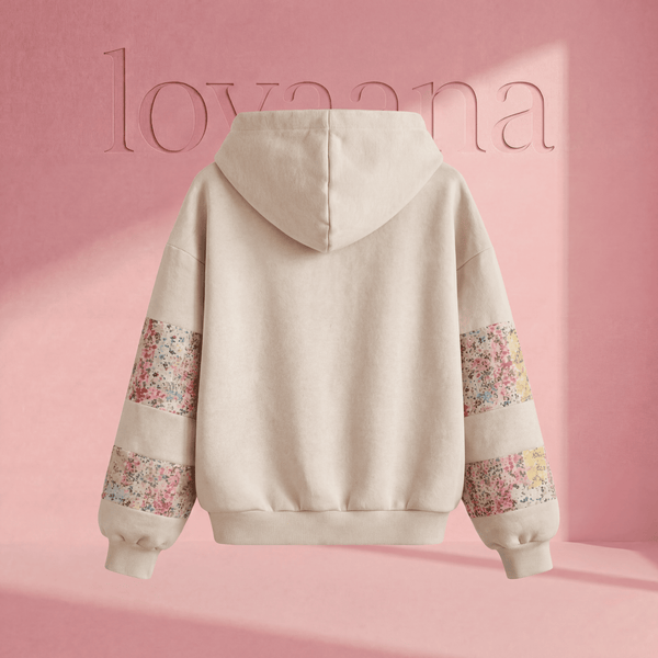 Get 50% Off On The Lovaana Floral Hoodie 💕