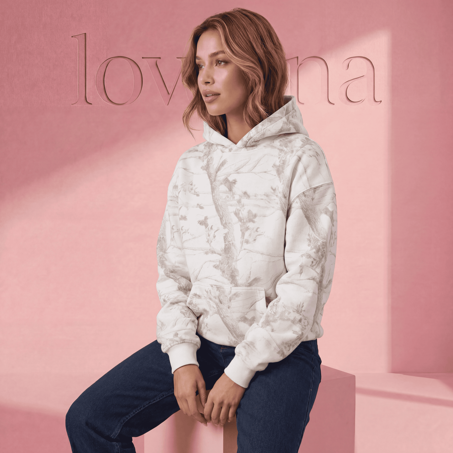 Sichere dir 50 % Rabatt auf den Lovaana Camo Hoodie 💕