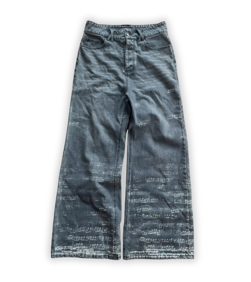 Get 50% Off Only Today - Music Note Jeans 🎶